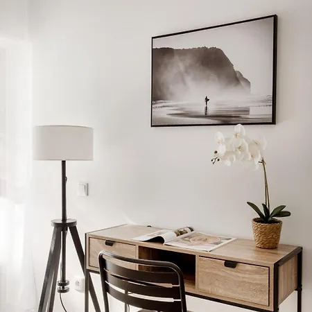 Soft Living With Balcony Apartment